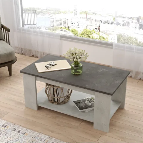 Arya Table basse Béton-pierre ARY15-GT
