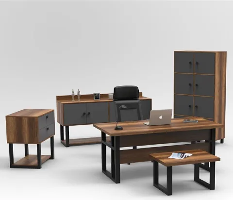 Meva ABCDF Ensemble de bureau Barok-Anthracite MEV11-BA