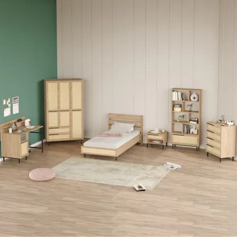 Ensemble 6 pièces Chambre d'adolescent Bohème Sepet-UV impression Jüt BOH26-SU