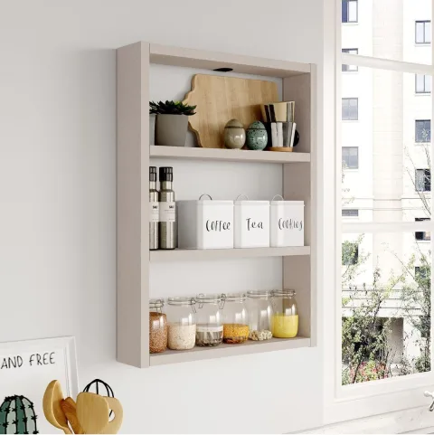 Monya Lot de 3 étagères murales pour cuisine et salle de bain Koton MON1-VI