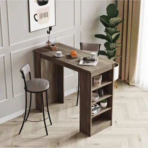 Harwick Table de bar 120cm, Table de cuisine/salle à manger Café HAR1-CU