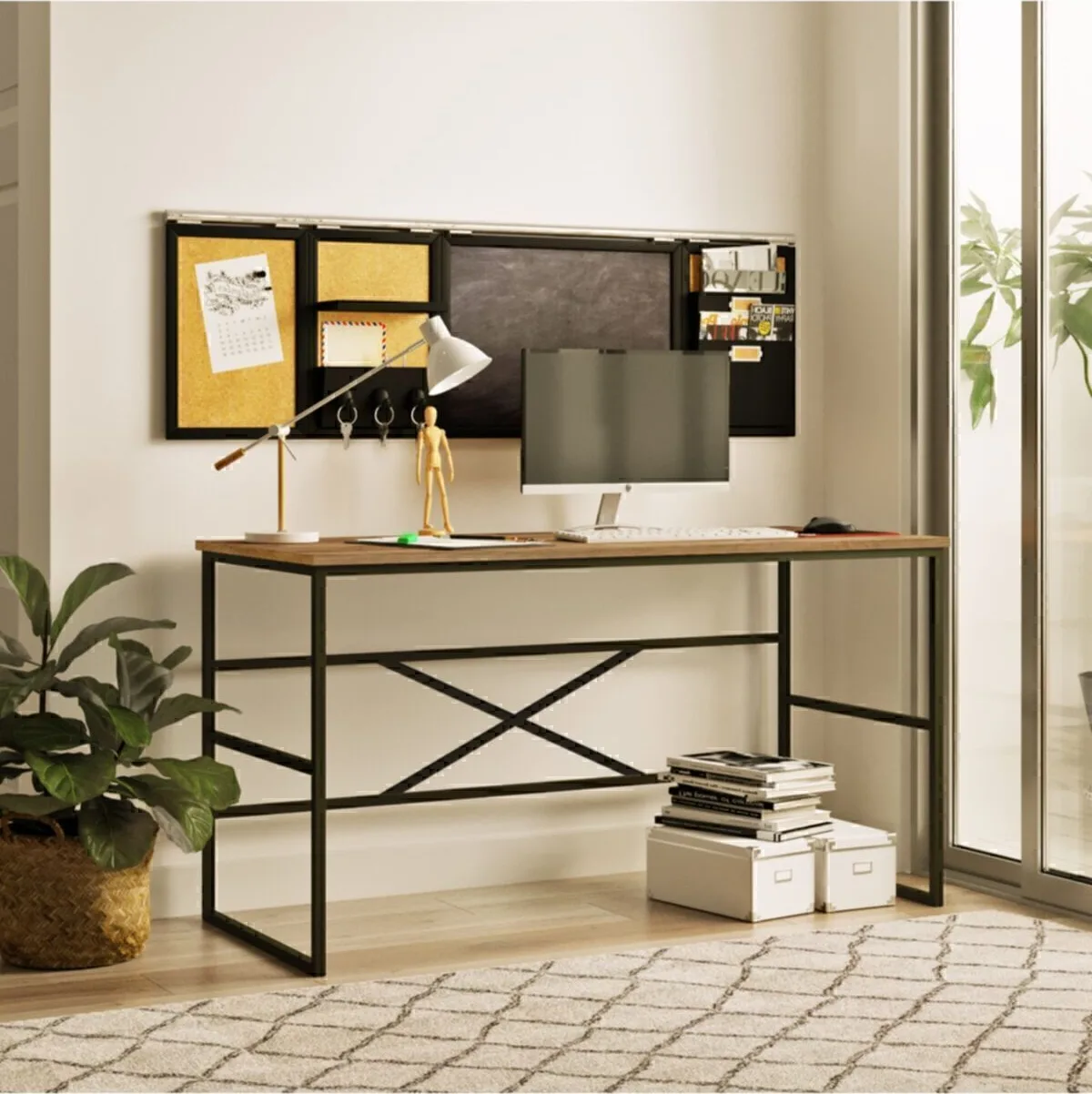 Atlantis Bureau métal 140cm Pin ATL24-A