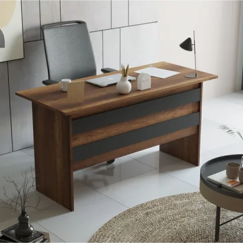 Bega A Bureau de bureau 140cm Baroque-Anthracite BEG1-BA