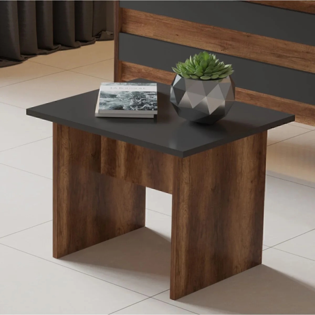 Bega B Table basse de bureau Baroque-Anthracite BEG2-BA