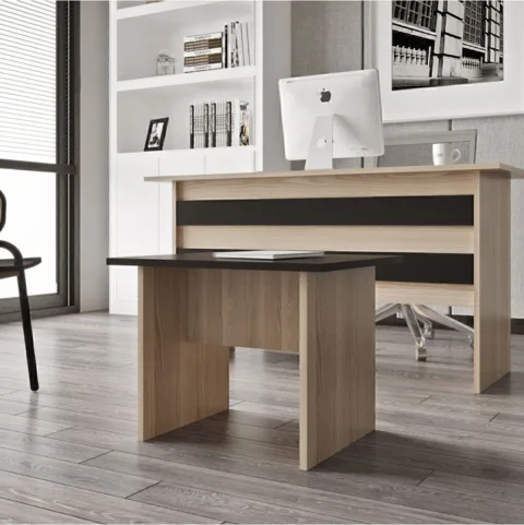 Bega B Table basse de bureau 3 Couleurs Chêne Noir BEG2-OB