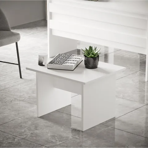 Bega B Table basse de bureau 3 Couleurs Blanc BEG2-W