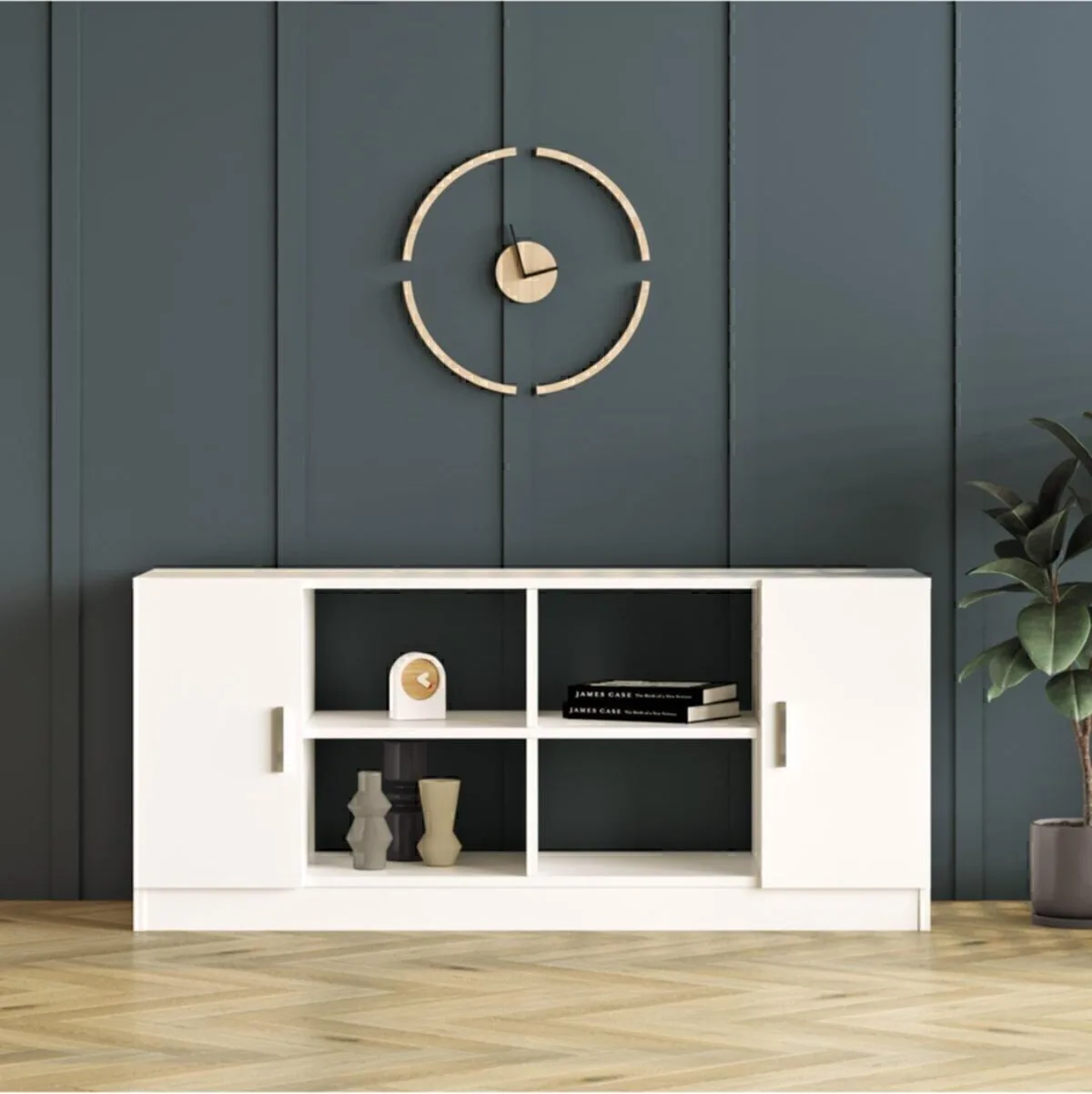 Bega F Bibliothèque de bureau avec portes 3 Couleurs Blanc BEG6-W