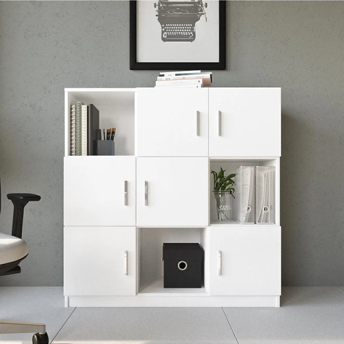 Bega G Armoire à dossiers de bureau Bibliothèque 3 Couleurs Blanc BEG7-W