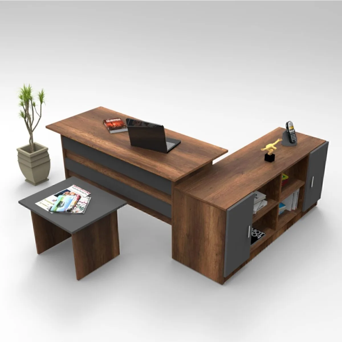 Bega ABF Ensemble de bureau Barok-Anthracite BEG10-BA