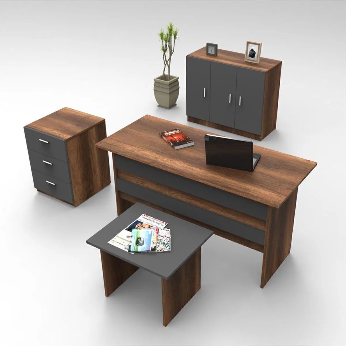 Bega ABCE Ensemble de bureau Barok-Anthracite BEG12-BA