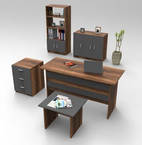 Bega ABCDE Ensemble de bureau Barok-Anthracite BEG14-BA
