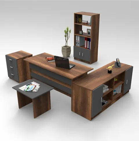 Bega ABCDF Ensemble de bureau Barok-Anthracite BEG15-BA
