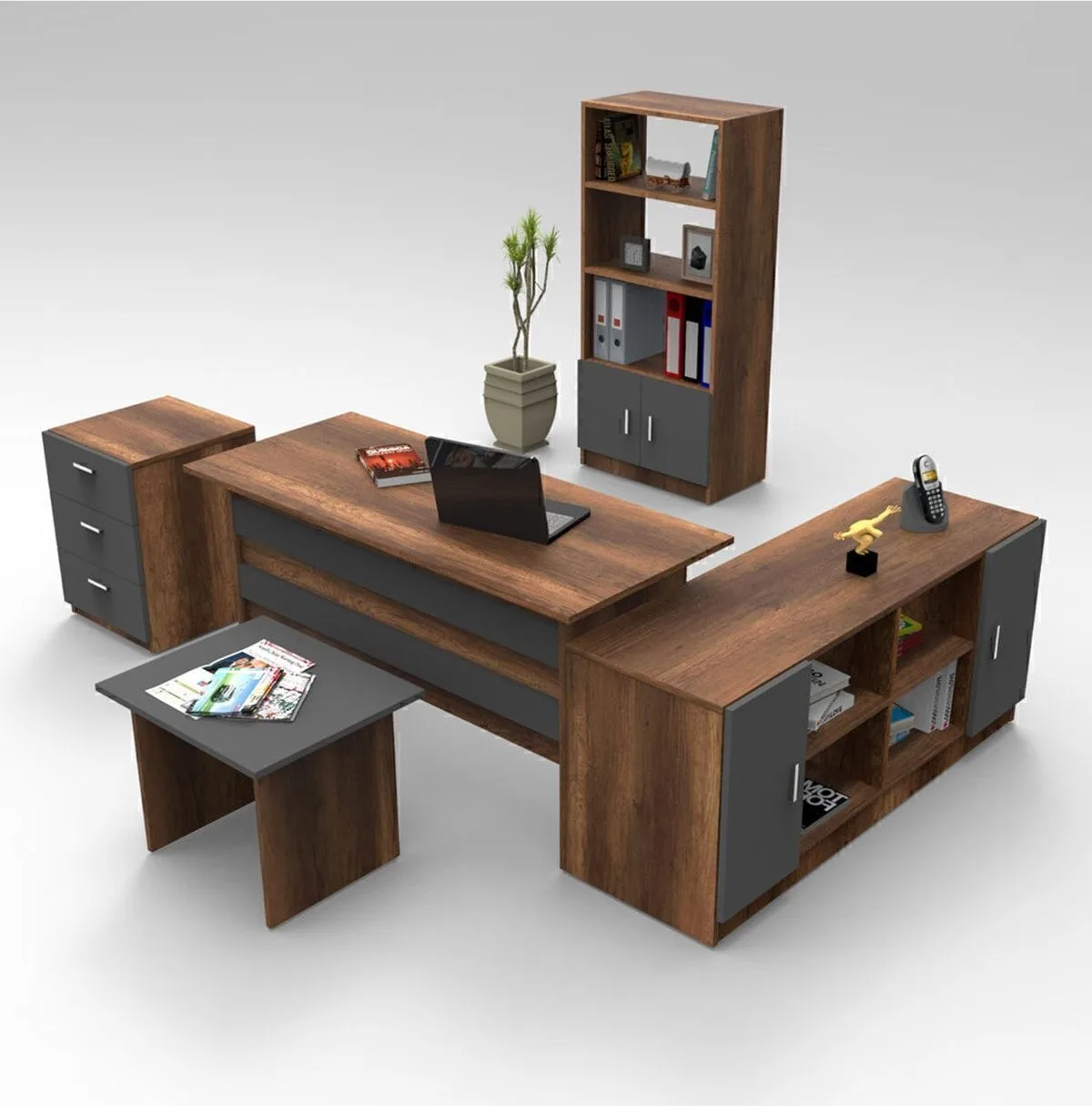 Bega ABCDF Ensemble de bureau Barok-Anthracite BEG15-BA