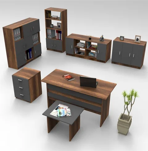 Bega ABCDEFG Ensemble de bureau Barok-Anthracite BEG18-BA