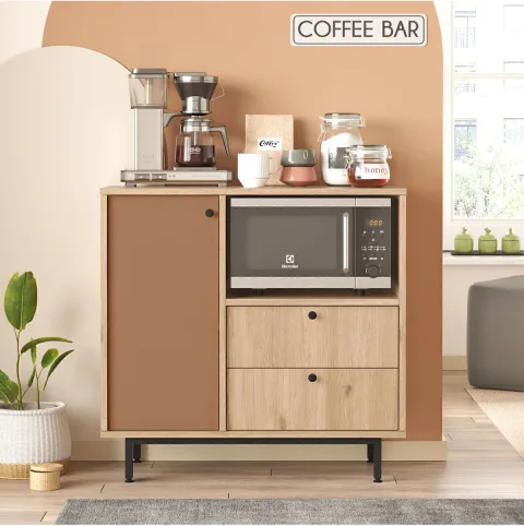 Latte Serisi Coin café Armoire multi-usage Meuble de cuisine Sepet-Tuile LAT1-SK