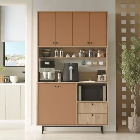 Latte Serisi Coin café Armoire multi-usage Meuble de cuisine Sepet-Tuile LAT7-SK