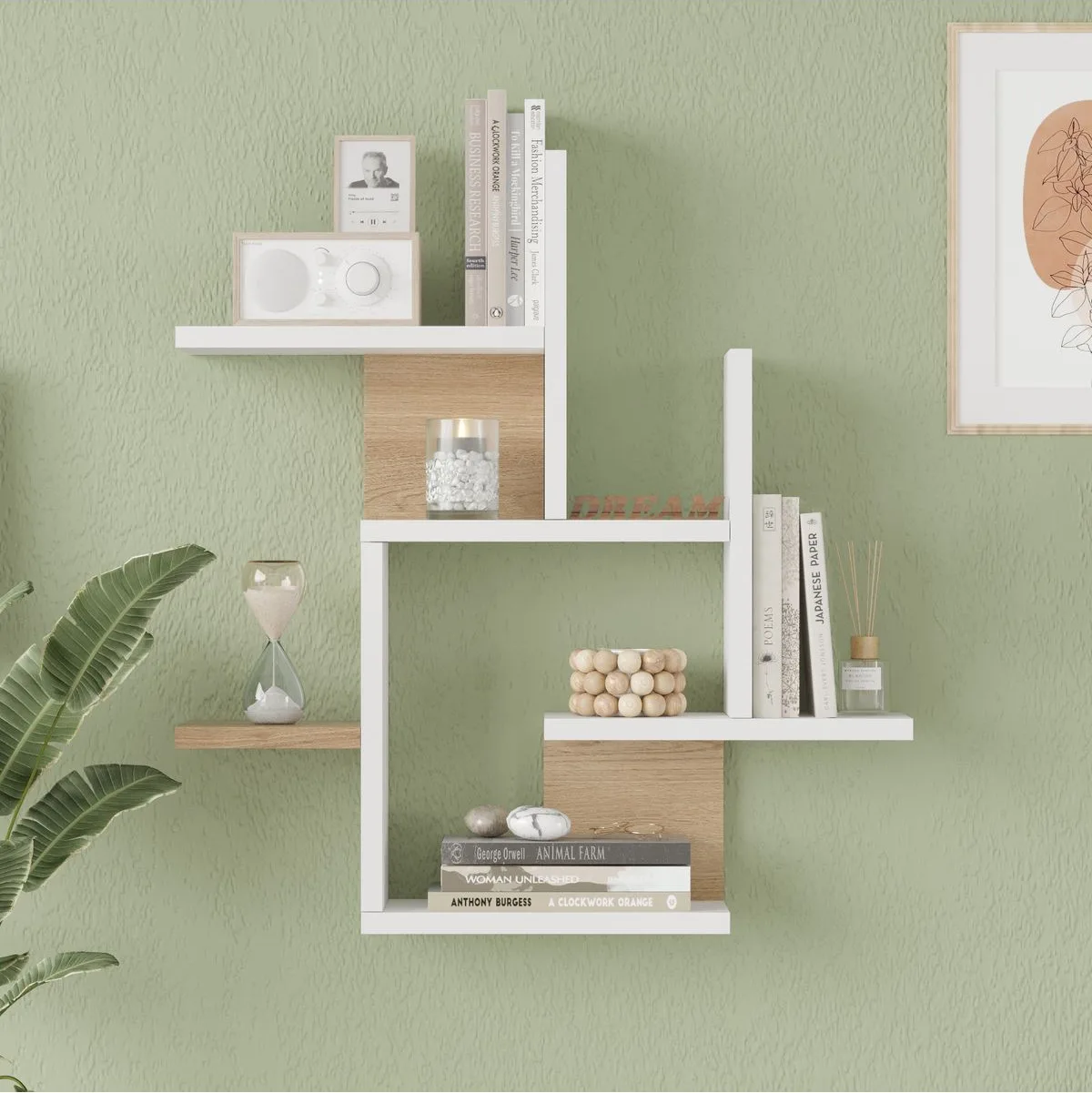 Wall 21 Étagère murale Sepet-Blanc WAL21-SW
