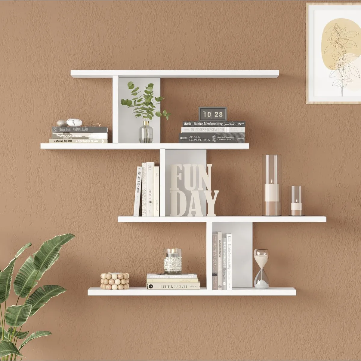 Wall 24 Étagère murale Blanc WAL24-W