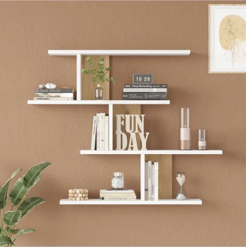 Wall 24 Étagère murale Sepet-Blanc WAL24-SW