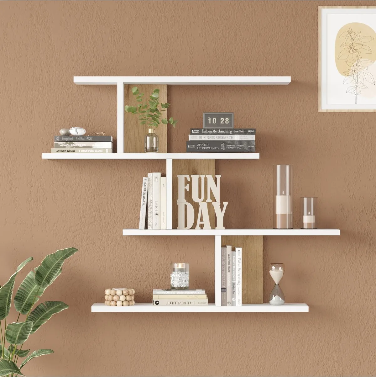 Wall 24 Étagère murale Sepet-Blanc WAL24-SW