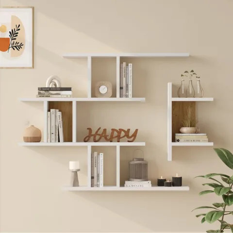 Wall 25 Étagère murale Sepet-Blanc WAL25-SW