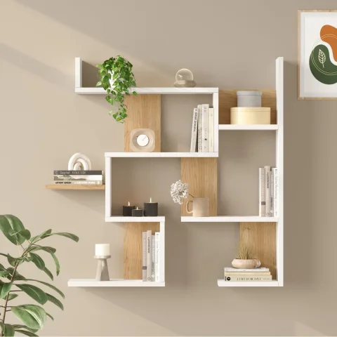 Wall 26 Étagère murale Sepet-Blanc WAL26-SW