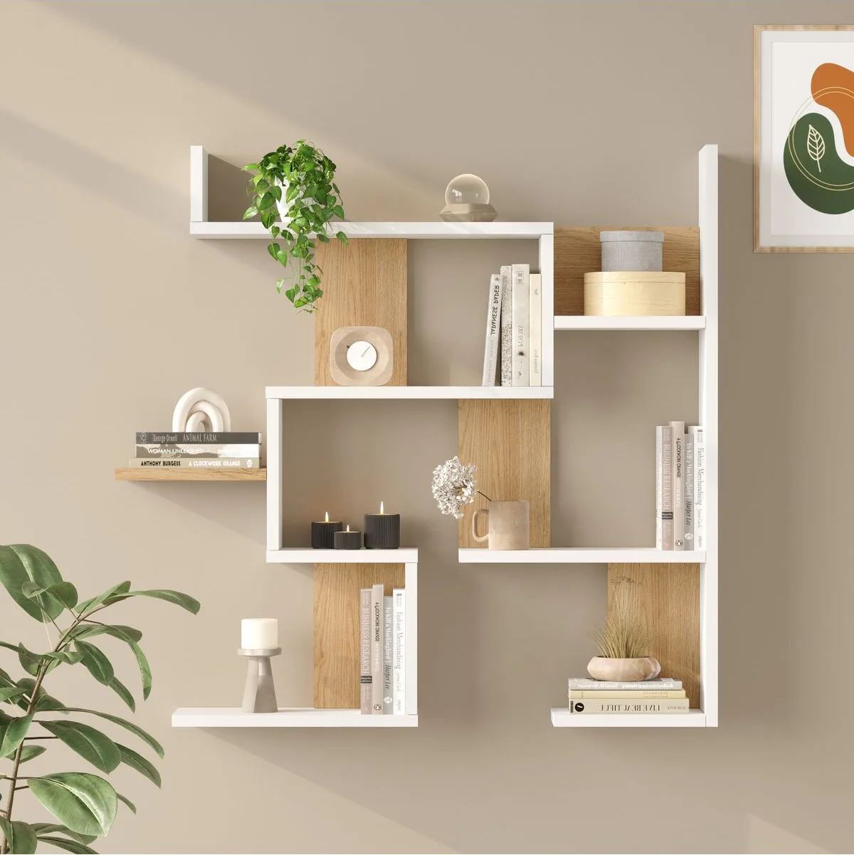 Wall 26 Étagère murale Sepet-Blanc WAL26-SW