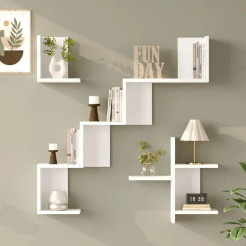 Wall 27 Étagère murale Blanc WAL27-W