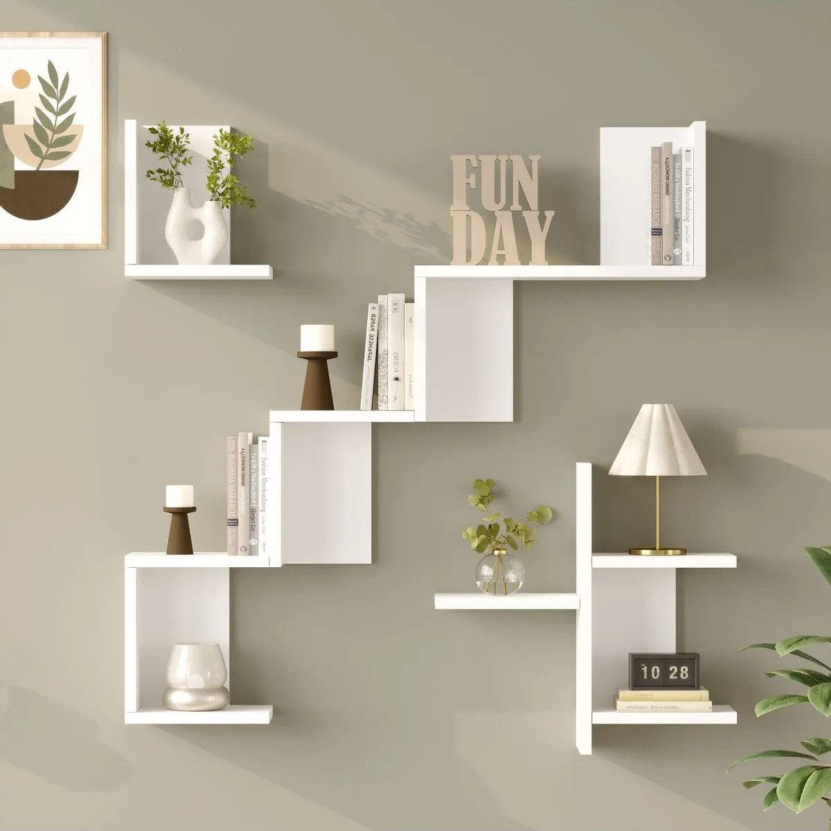 Wall 27 Étagère murale Blanc WAL27-W