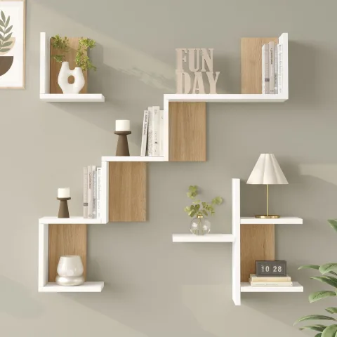 Wall 27 Étagère murale Sepet-Blanc WAL27-SW