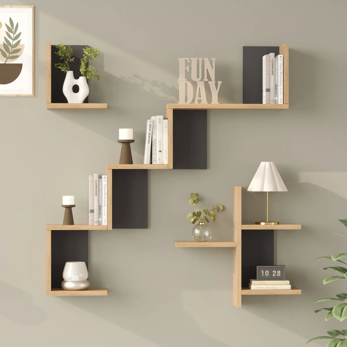 Wall 27 Étagère murale Sepet-Anthracite WAL27-SA