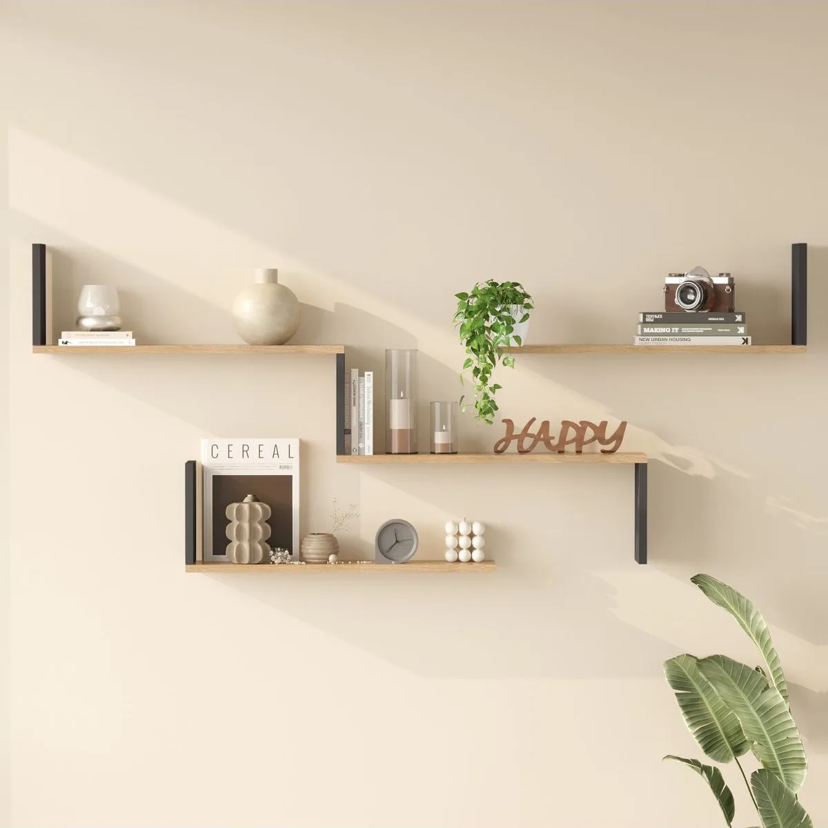 Wall 28 Étagère murale Sepet-Anthracite WAL28-SA