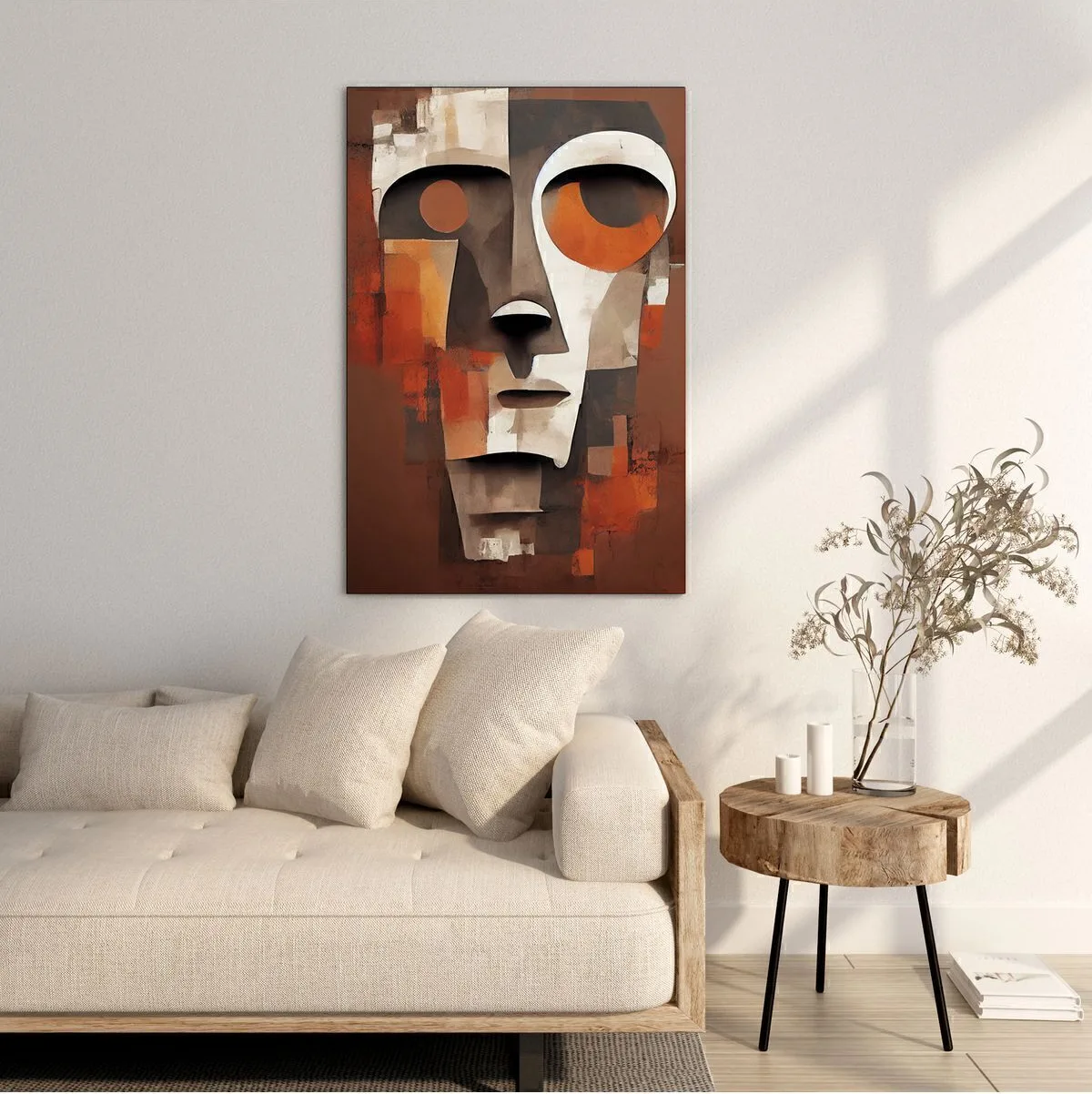Sandrea Tableau impression UV Abstrait 90cm*60cm SAN22-W
