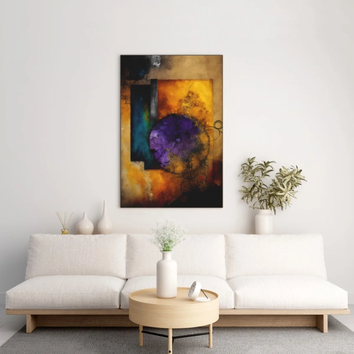 Sandrea Tableau impression UV Chaos 90cm*60cm SAN18-W