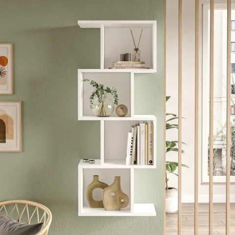 Bibliothèque Hera 125cm Blanc HER1-W