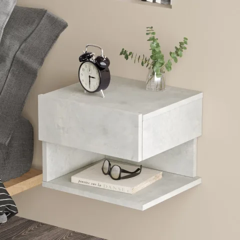 Arya Table de chevet Murale Pierre ARY27-RT