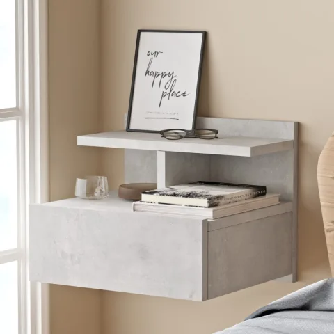 Arya Table de chevet Murale Pierre ARY28-RT