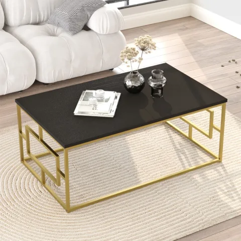 Atlantis Gold Table basse Métal Noir ATL12-LB