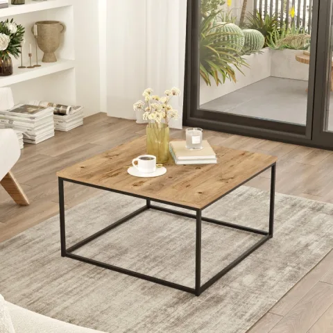 Atlantis Table basse Métal Carrée ATL13-A